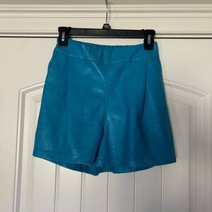 Dolce Cabo Women's High Waist Blue Shorts
